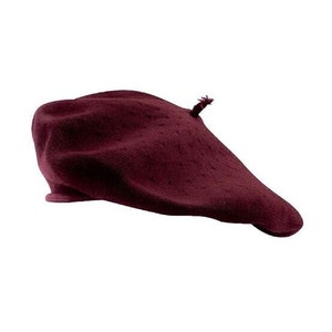 Premium Gaucho Beret / 100% Cotton Basque Beret / Hat / Unisex / Authentic