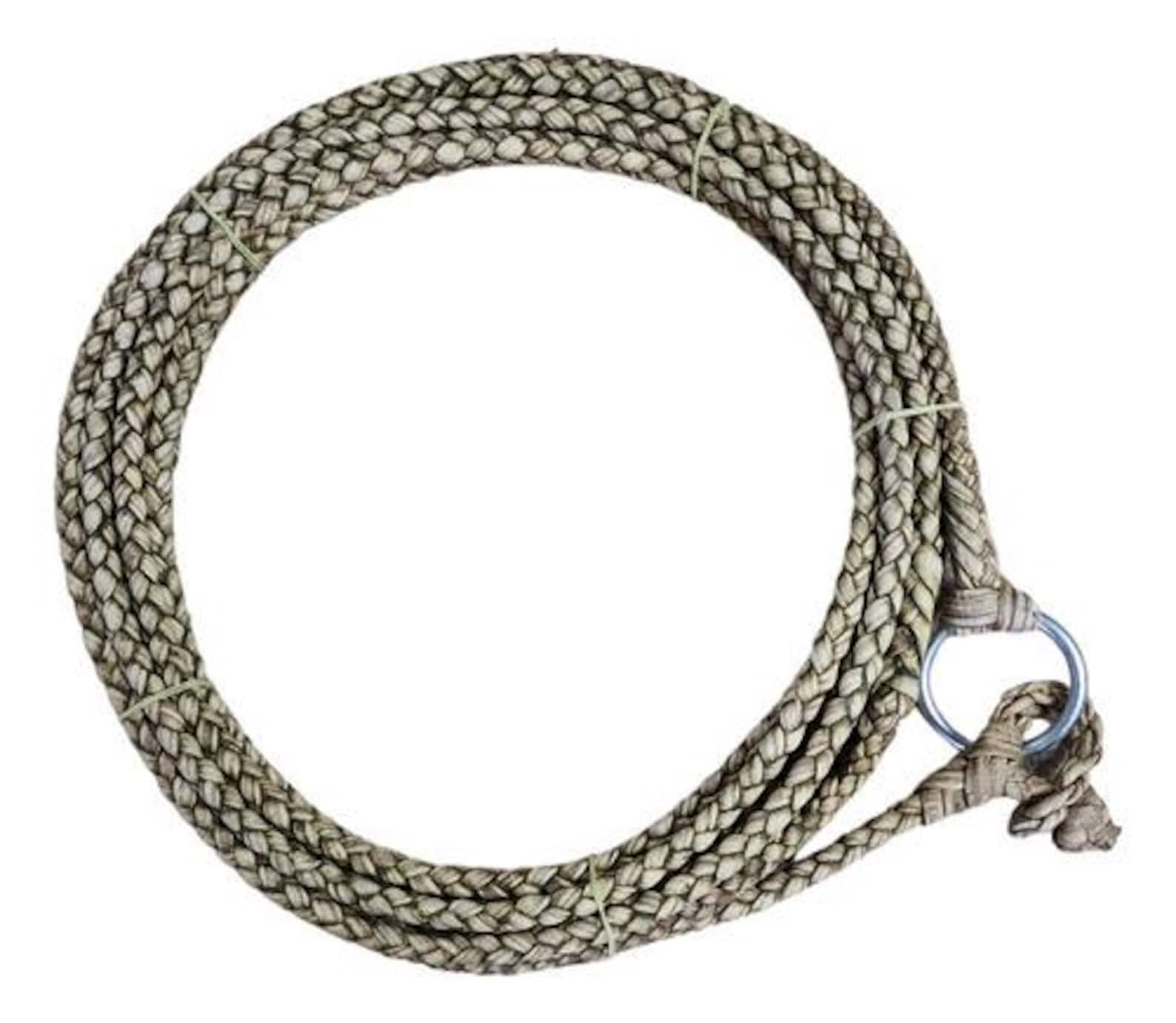 Rawhide Ranch Ropes Argentine Rawhide Lasso Hand-braided | Gaucho Lariat | Ranch Rope ...