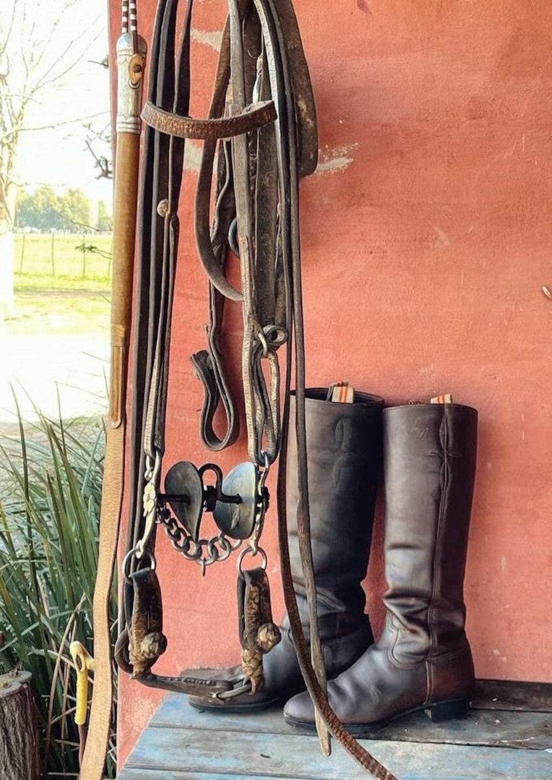 Handcrafted men real leather boots premium quality polo horse
