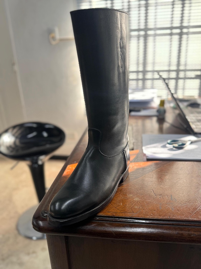 Argentine Leather Boots Handmade "CAMPO" | Gaucho Ankle Boot | Buenos Aires image 3