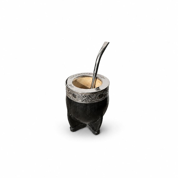 Imperial Argentina Yerba Mate Cup | Tea Gourd | Leather | Handmade