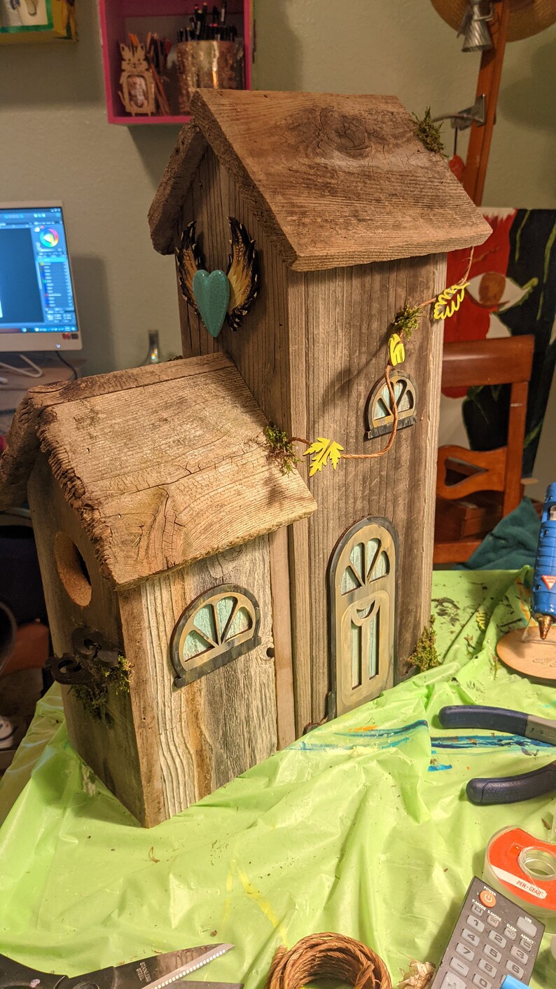 Rustic Bird House - Etsy