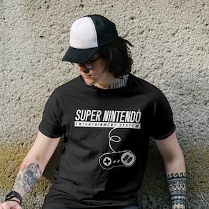 Super Nintendo Entertainment System T-shirt - SNES - Gaming - jaren 90 - Retro - Klassiek -