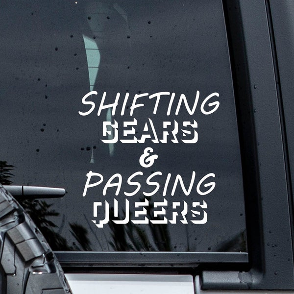 Queer Car Sticker Etsy