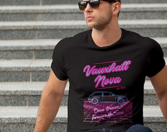 Vauxhall Nova 80&#39;s Miami Style T-Shirt