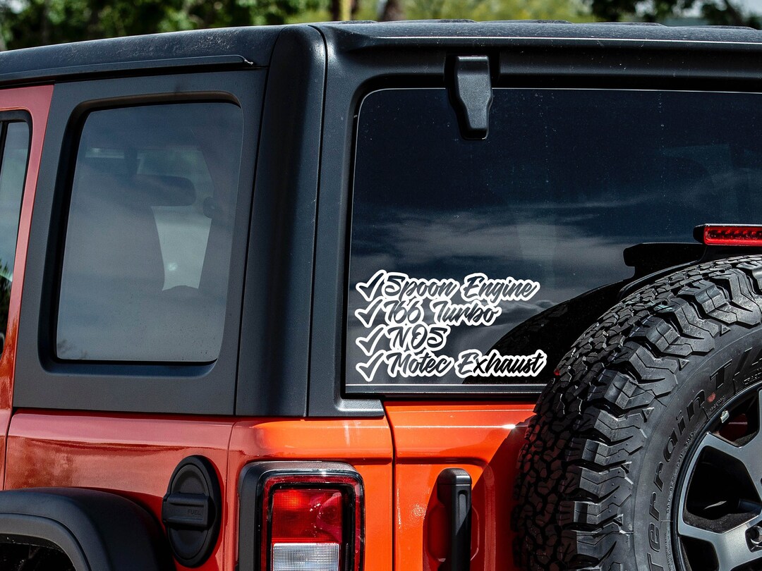 Hector the Fast and the Furious Vinyl Decal Sticker Vinyl Lettering
