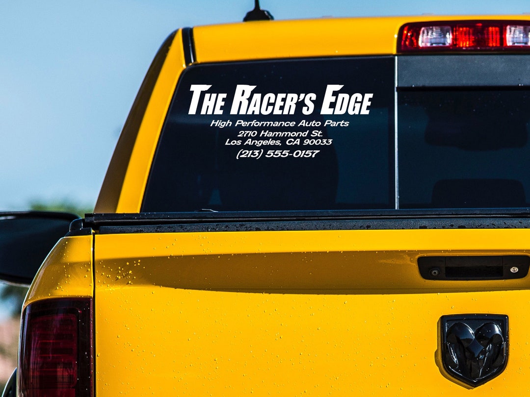 The Racer's Edge Vinyl Decal Sticker - Ford F150 Lightning - Etsy