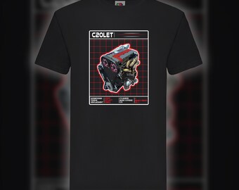 Camiseta con el motor del Vauxhall C20LET