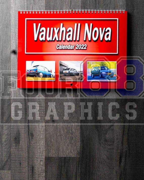 Nova 2022 Calendar Vauxhall Nova Calendar 2022 | Etsy Australia