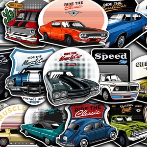 Muscle car decals discount