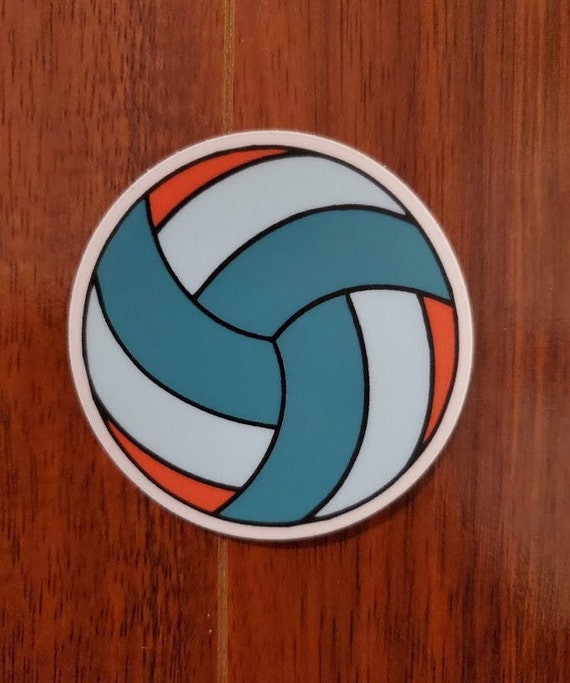 Die Cut Clear Sticker Volleyball Stickers for HydroFlasks for | Etsy