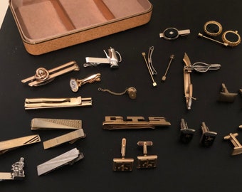 ヴィンテージのネクタイピンとカフスボタン - Etsy 日本