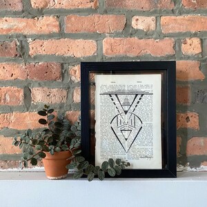 Geometric/line drawing: Original Pen and Ink Drawing