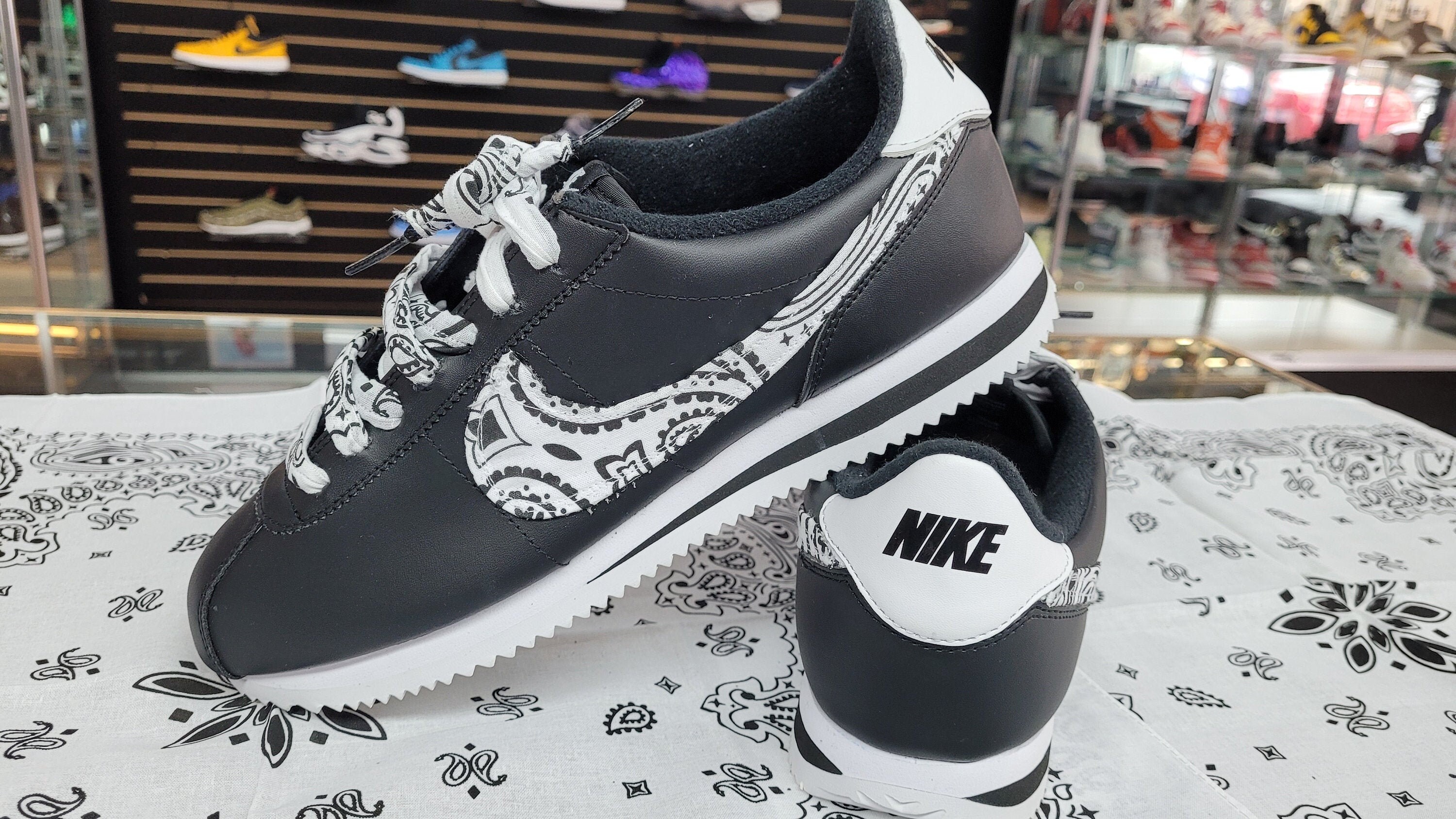 custom cortez nike shoe