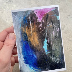 Postkarte LIEBLINGSFARBEN Teil II Kunstdruck Digitaldruck Print Malerei Abstrakt A6 Geschenk Geburtstag Muttertag Vatertag Grußkarte