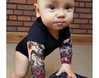 tattoo romper suit