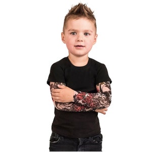 Realistic Tattoo Sleeve Baby Romper image 5