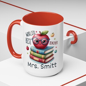 Teacher Appreciation Gift, Teacher Name Mug, Teacher Cup, Personalized Teacher Gift, Teacher Coffee Mug, Gift for Teacher,End of School Gift