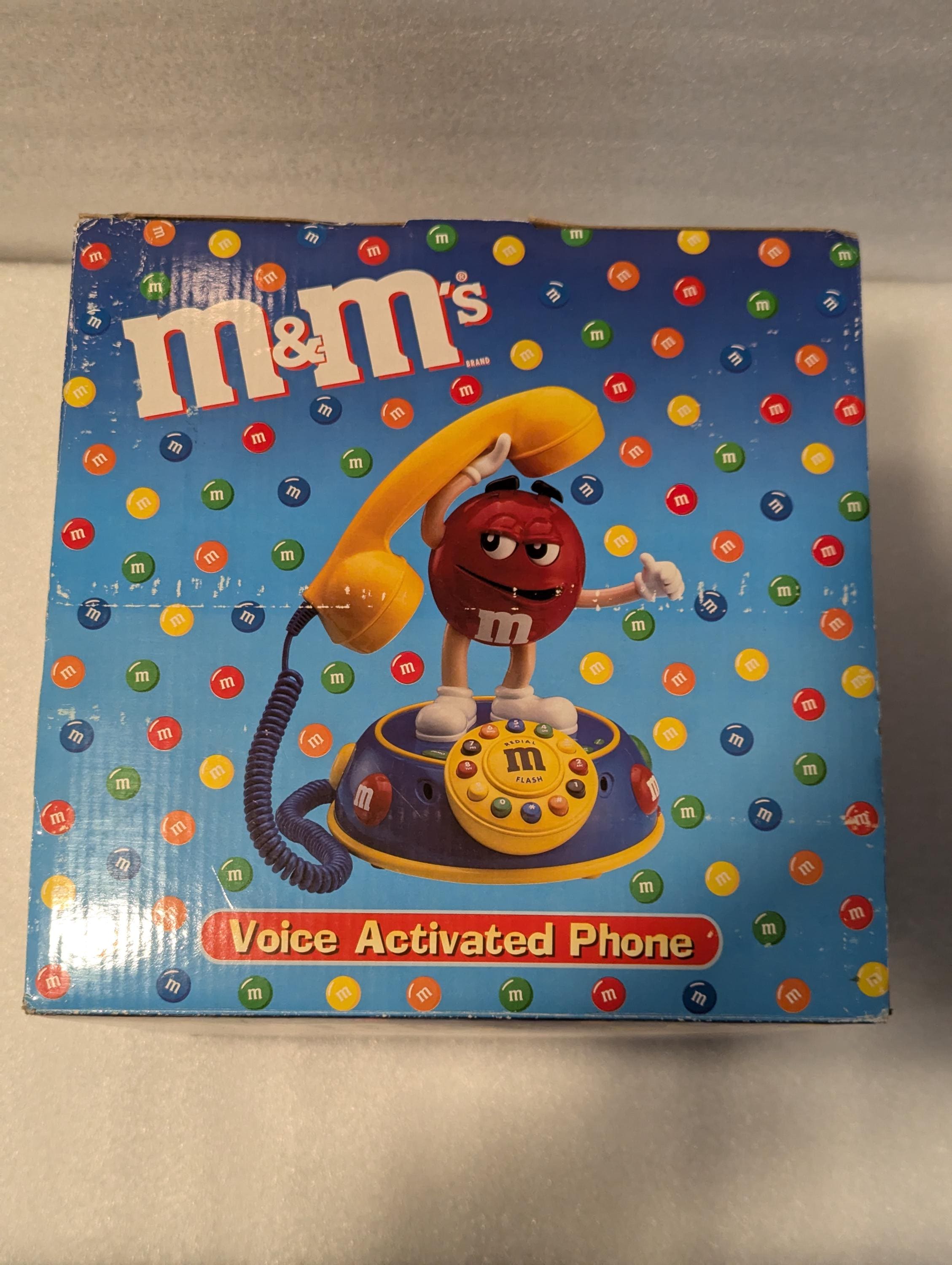M&m Voice Activated Desk Telephone Rare Mm Accessories, NIB
