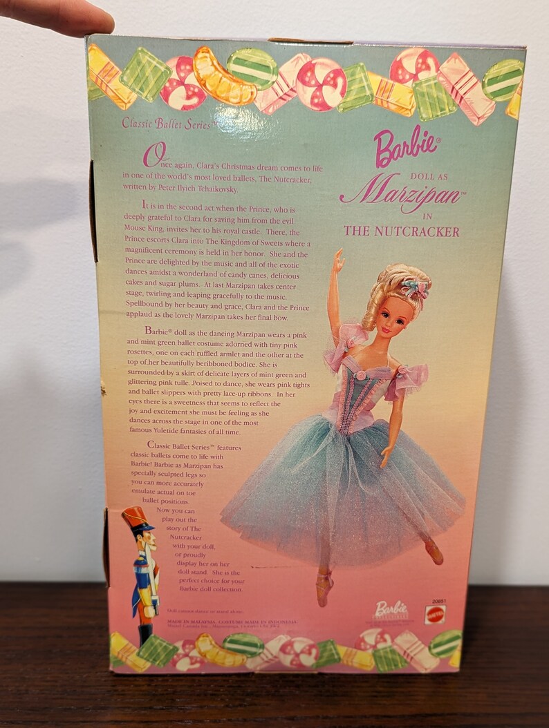 1998 Barbie Doll as Marzipan, the Nutcracker Ballerina Barbie