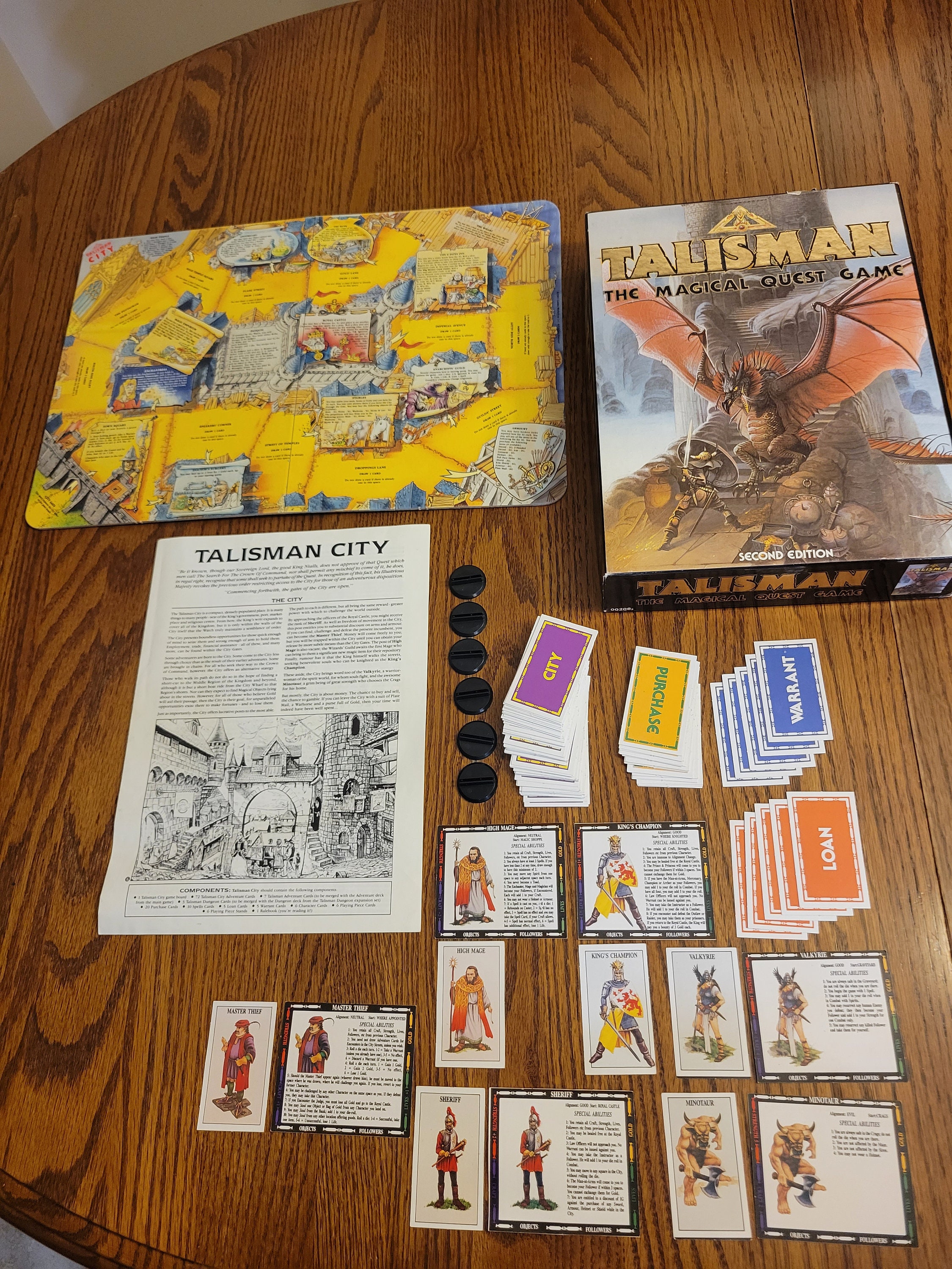 Vintage Talisman Board Game, Fantasy Adventure Gamesbrettspiel Talisman