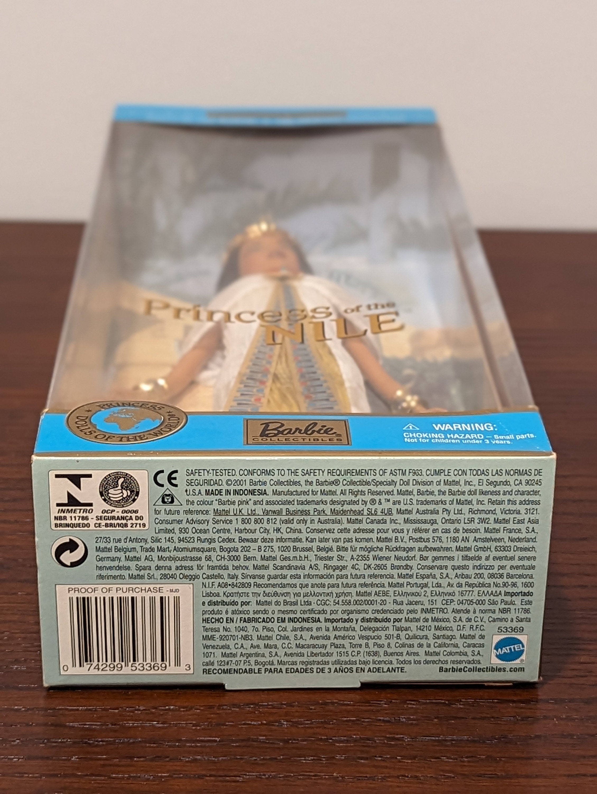 ナイル川の王女 マテル バービー、NRFB、美しいエジプト風バービー