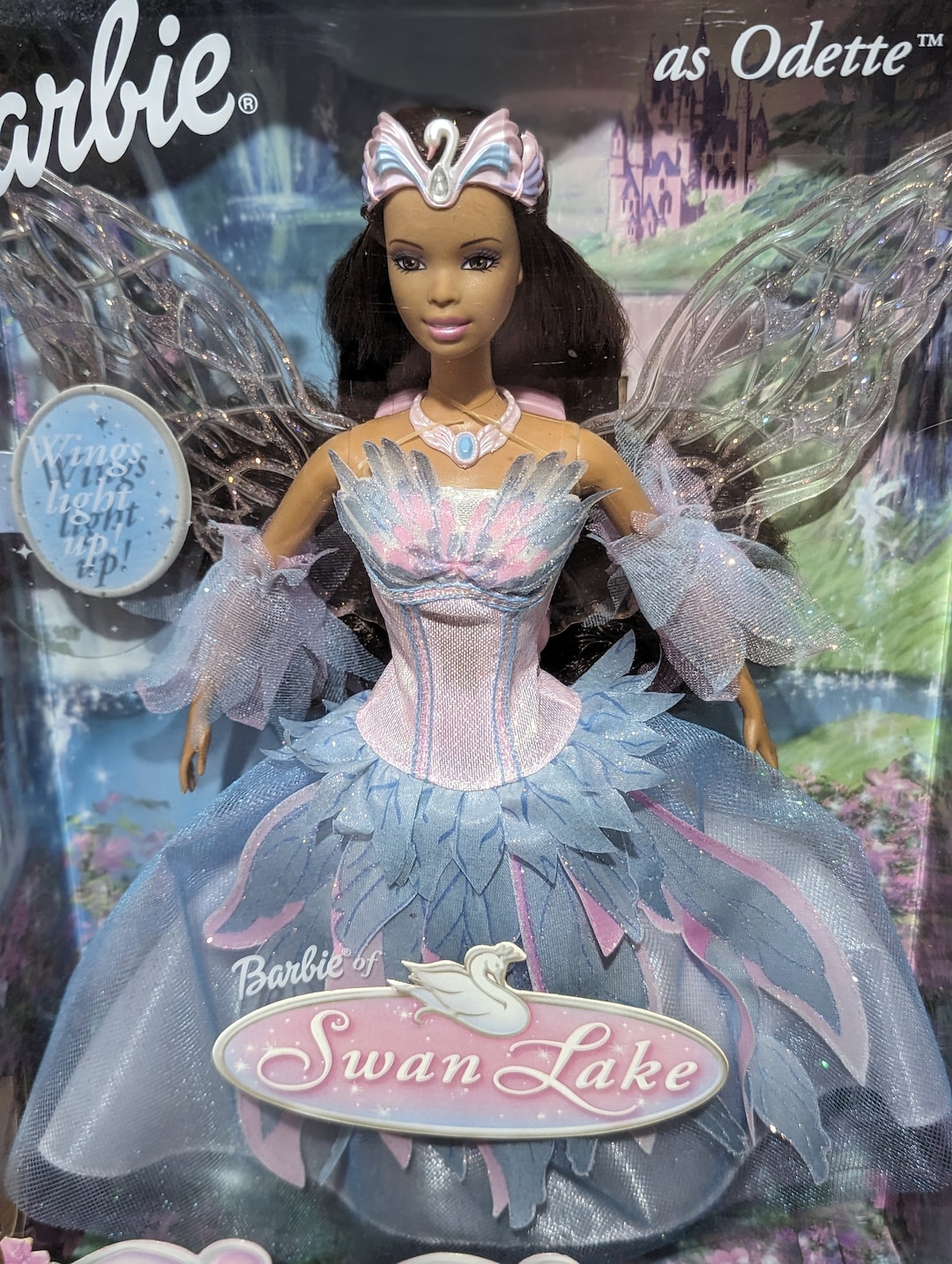 Swan Lake Barbie as Odette BNIB Mattel Barbie With Wings That Move up and Down Light up Wings Barbie Etsy