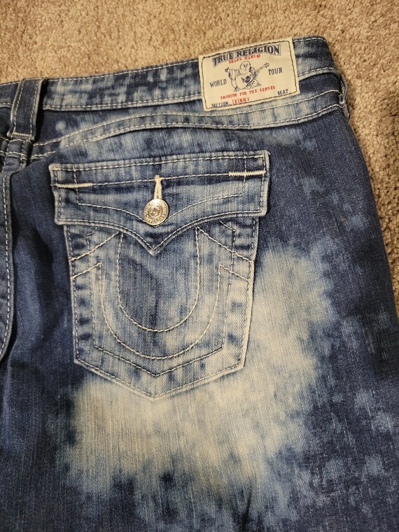 True Religion Jeans Jeans para mujer Pantalones tie dye Jeans para mujer Skinny con Flap Jeans Algodon Denim elastico Tie dye Wash 32W Etsy Mexico