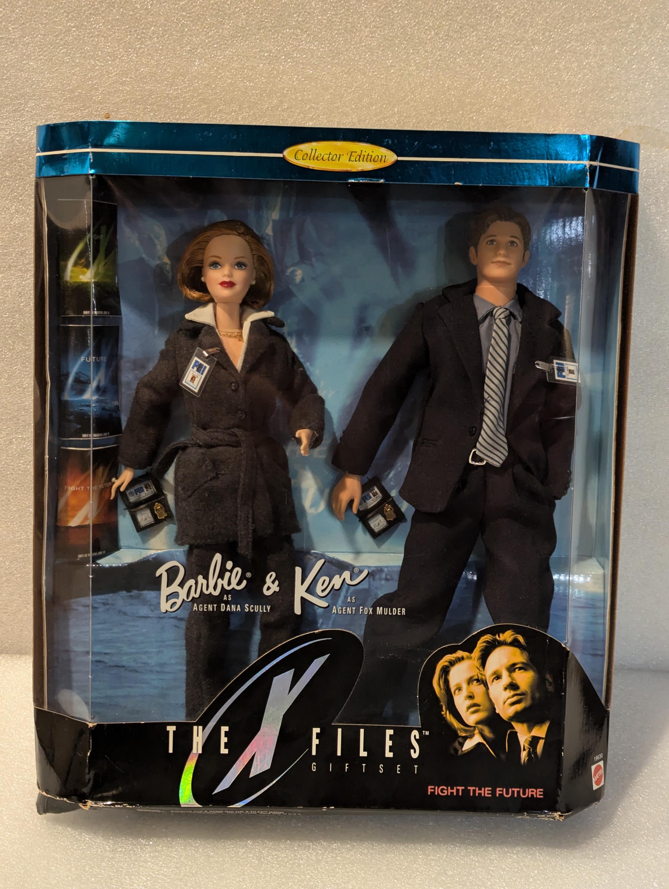 Set de regalo de Barbie y Ken Expediente X, set de regalo de