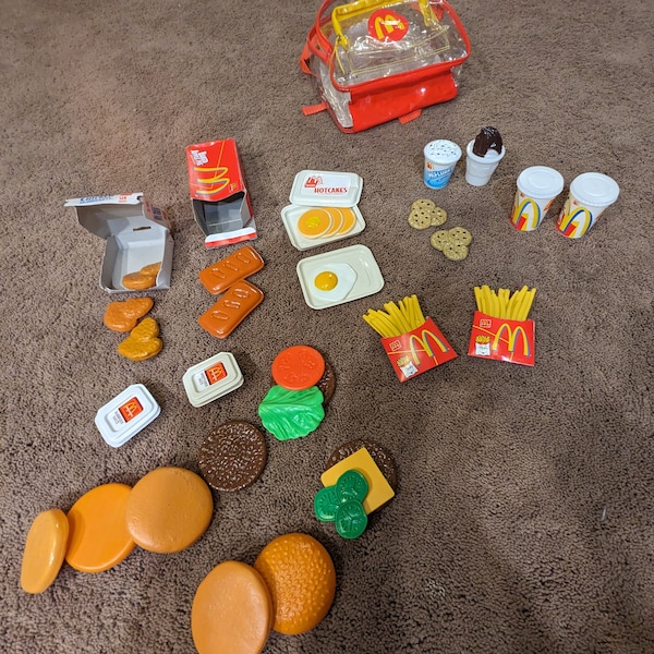 Mcdonalds Play Food Etsy