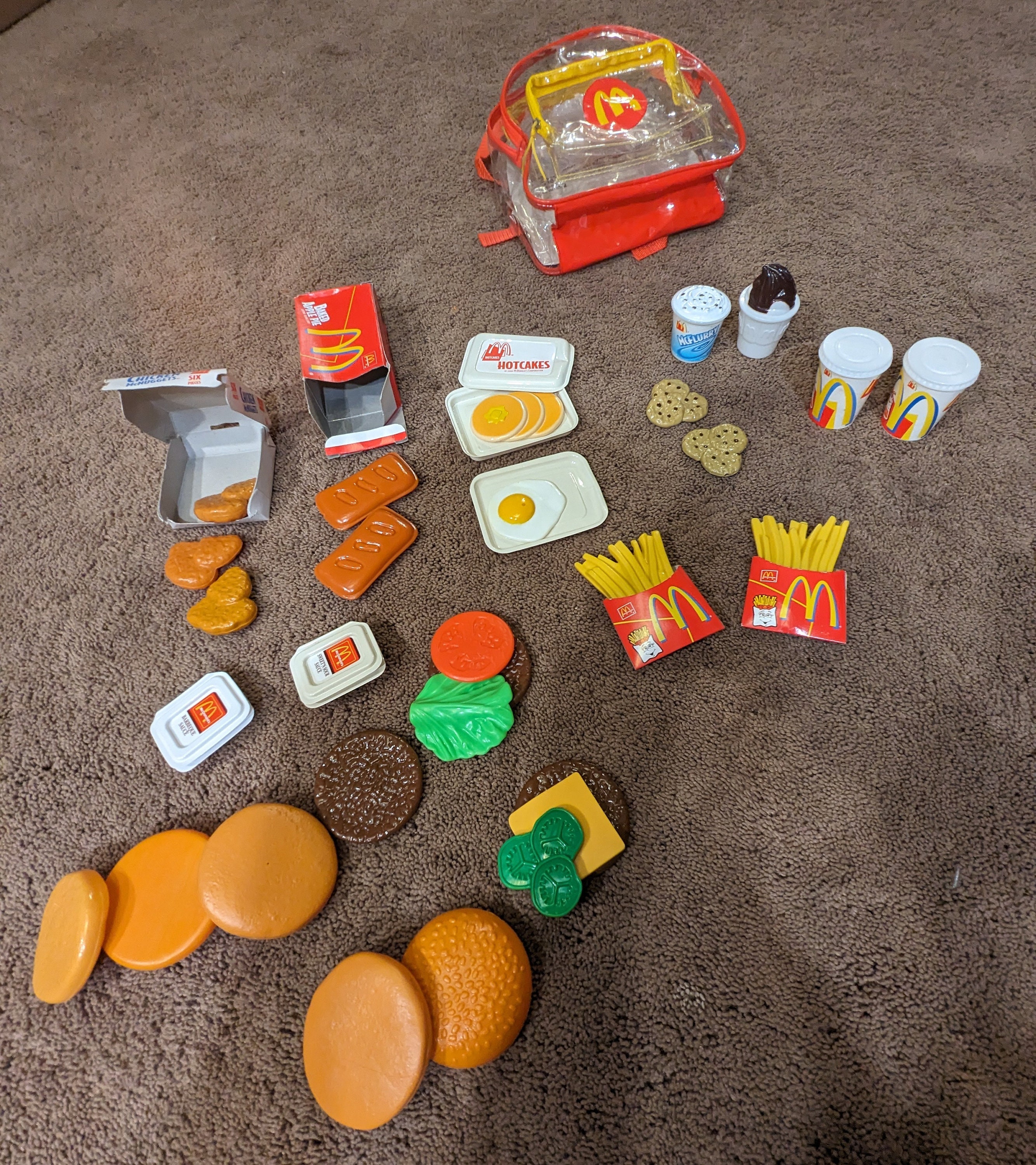 INCOMPLETE Vintage 1993 McDonald’s Happy Meal Magic Cookie Maker Mattel