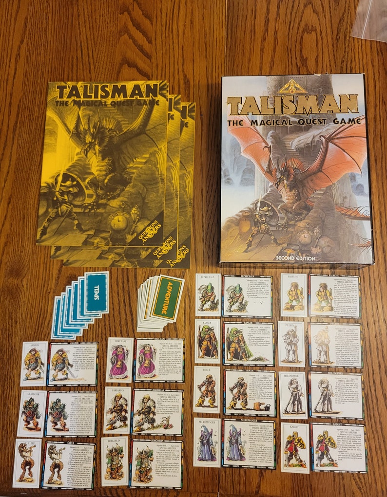 Vintage Talisman Board Game, Fantasy Adventure Gamesbrettspiel Talisman