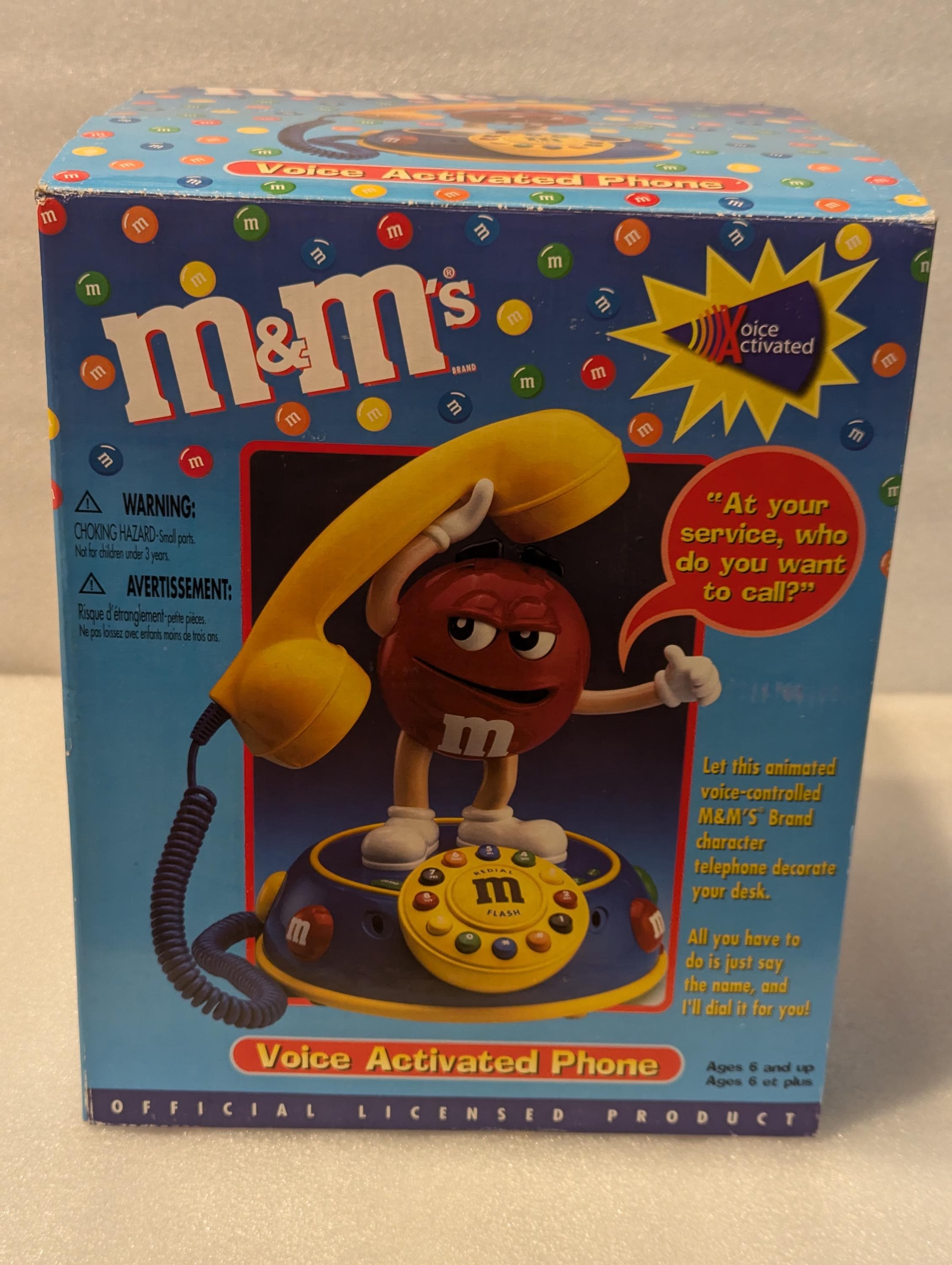 M&m Voice Activated Desk Telephone Rare Mm Accessories, NIB - Etsy
