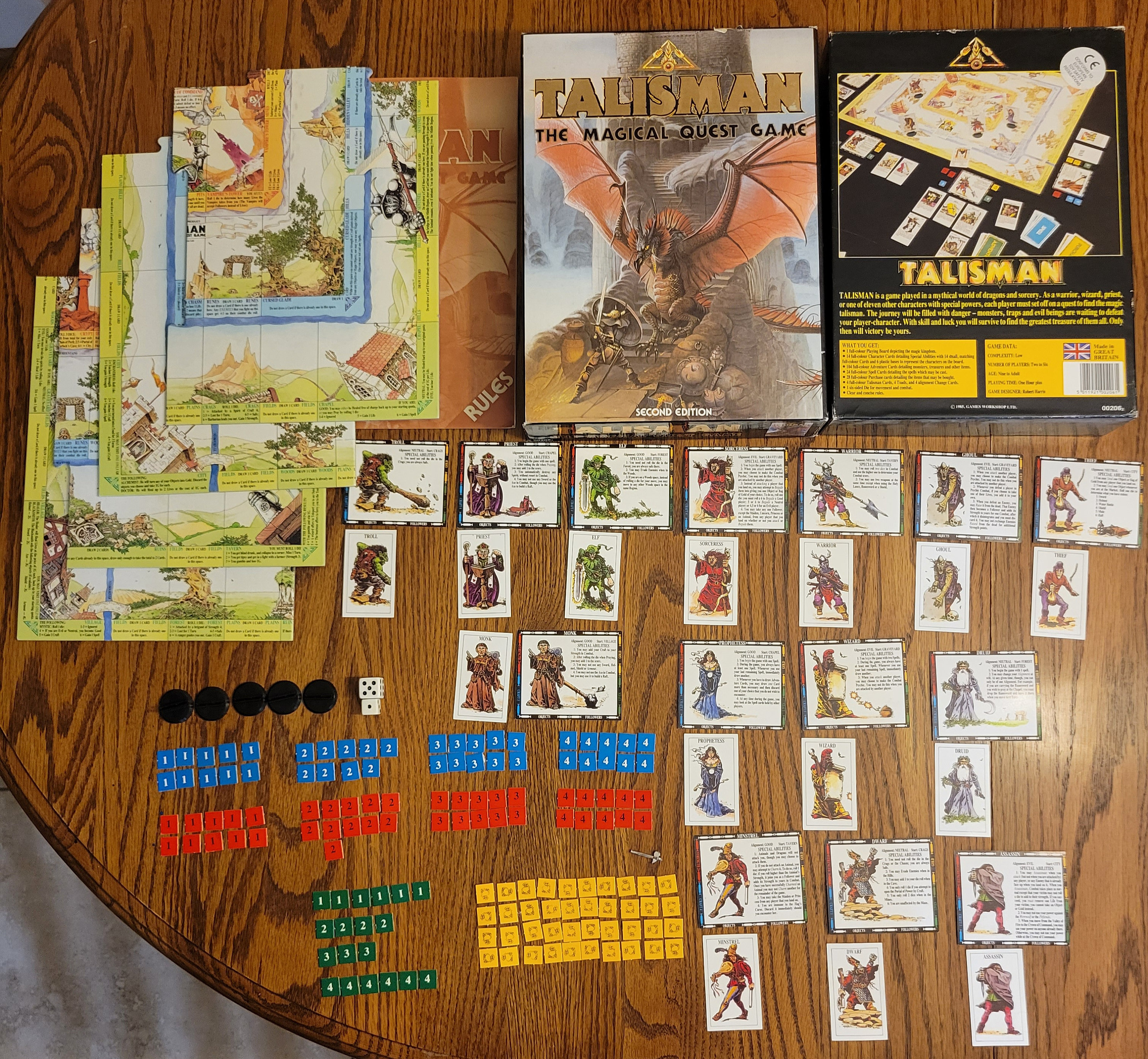 Talisman First Edition Talisman Board Game 1st Edition