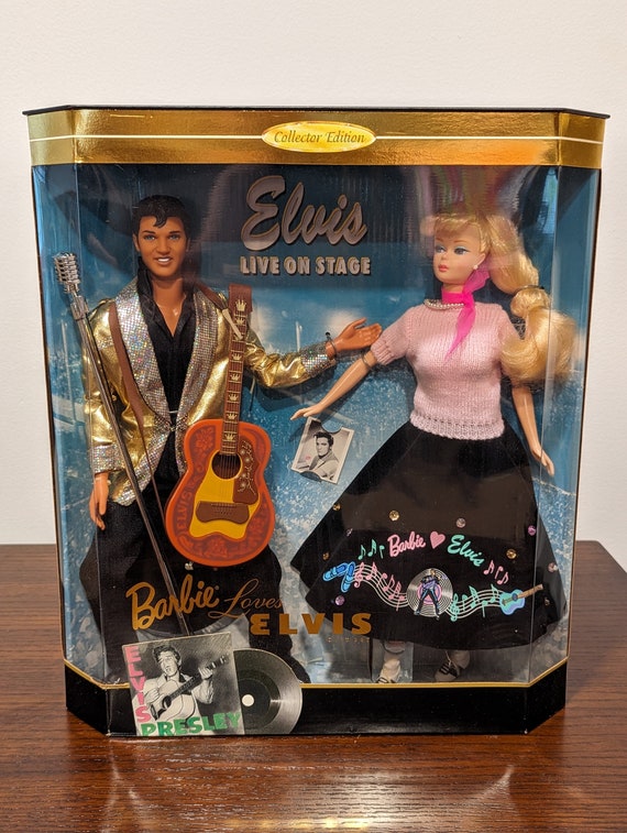 1996 Mattel Elvis Loves Barbie, NRFB, Barbie and Elvis Set, NIB Complete, Mattel 17450 - Etsy 1996 Mattel Elvis Loves Barbie, NRFB, Barbie and Elvis Set, NIB Complete, Mattel 17450 - Etsy