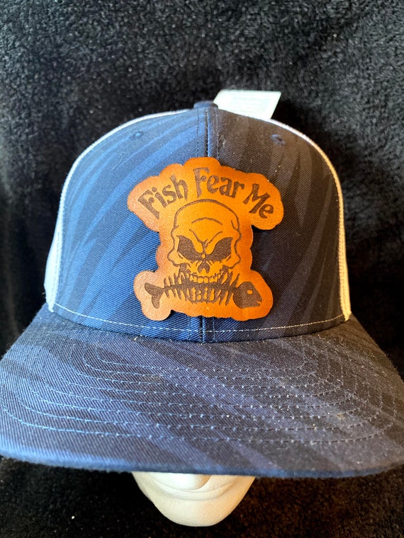 Leather Patch Fishing Hat - Etsy