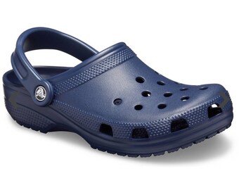 navy blue clogs