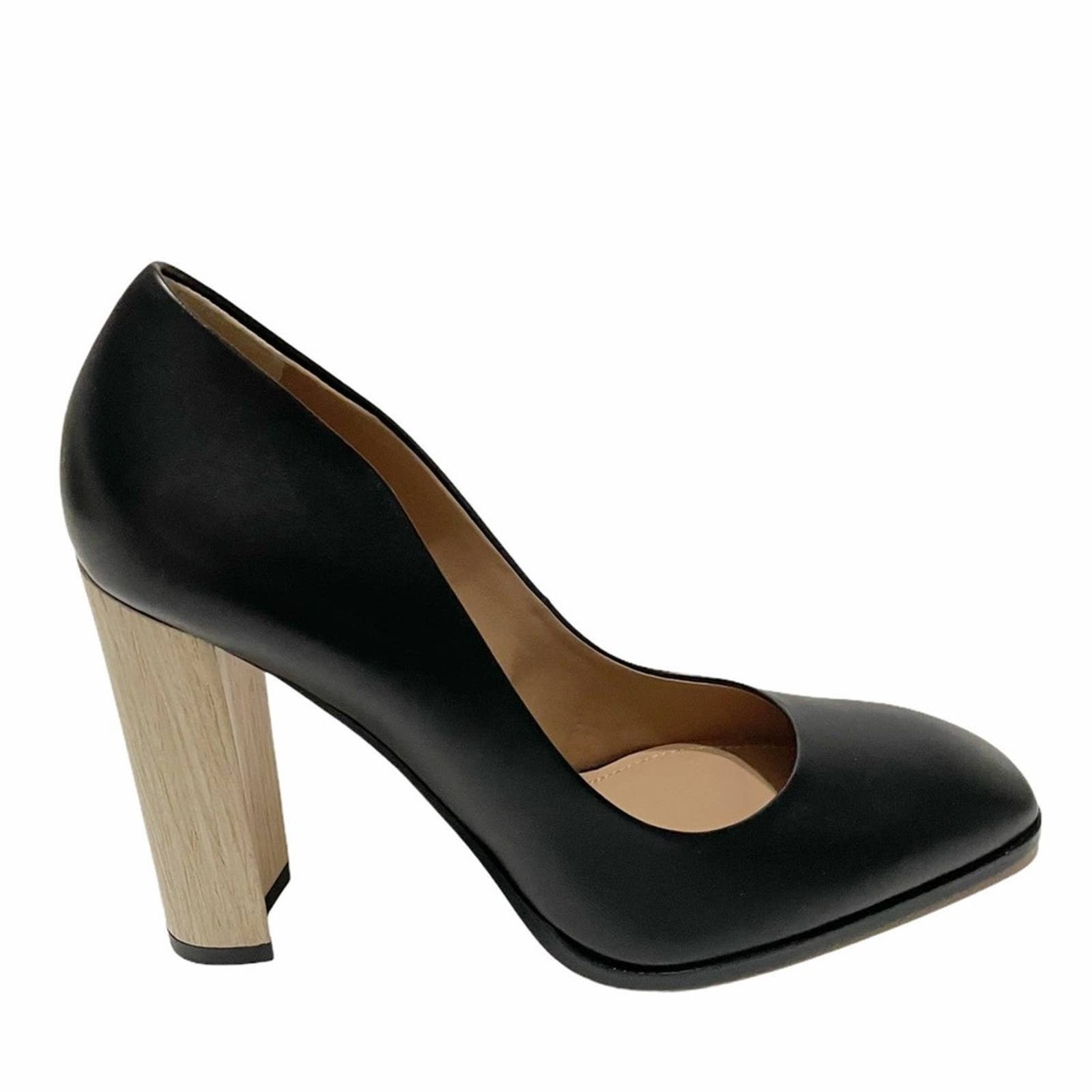 calvin klein block heel
