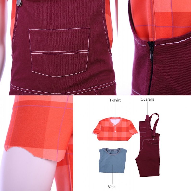Ralph Breaks the Internet cosplay costume,Wreck-it Ralph costume,Costume For Halloween Party Anime Exhibition For Men