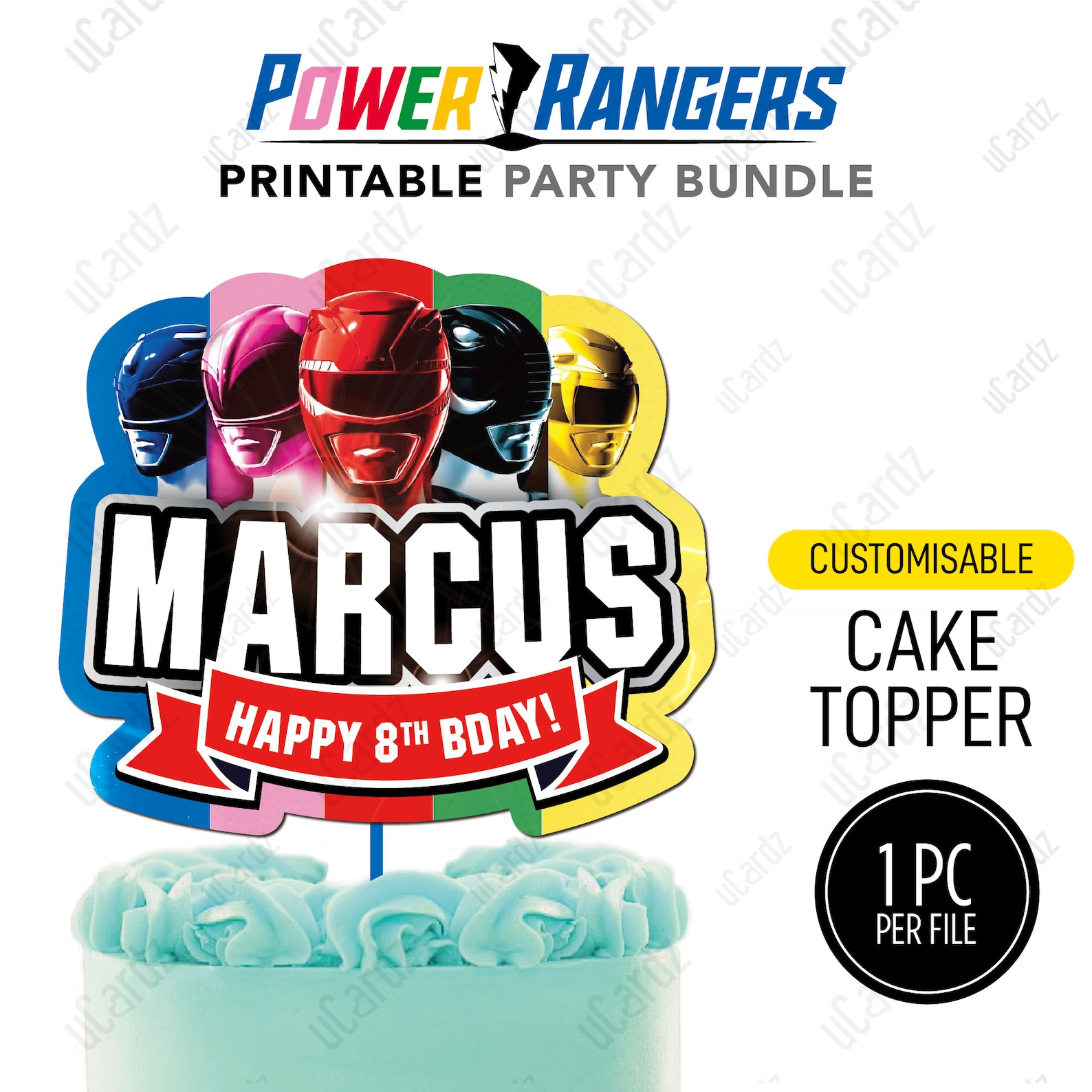 Power Rangers Cake Toppers Uk