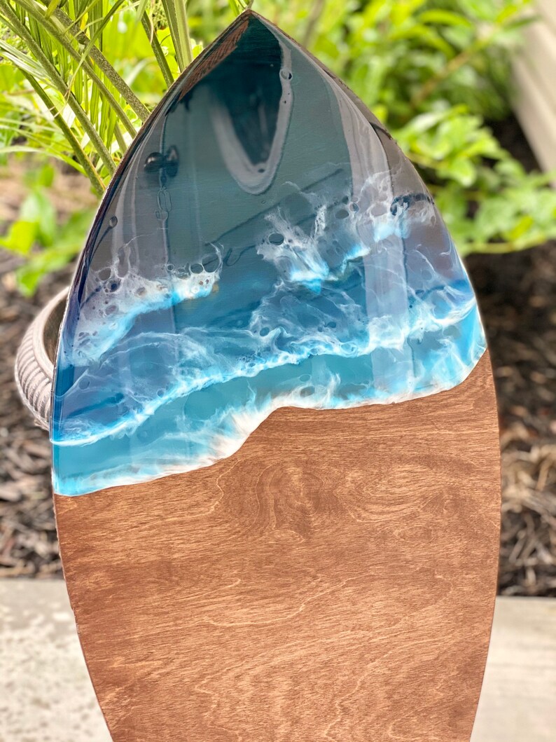 Resin Ocean Surfboard Cutout Etsy