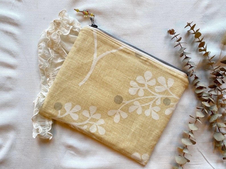 Handmade Zipper Pouch Handmade zipper Bag Boho Zipper Pouch Etsy