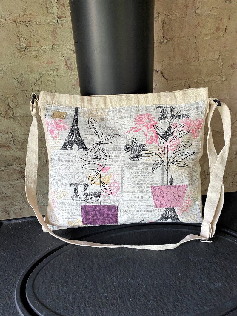 Boho Messenger Bag Zipper Messenger Bag Hand Embroidered Etsy