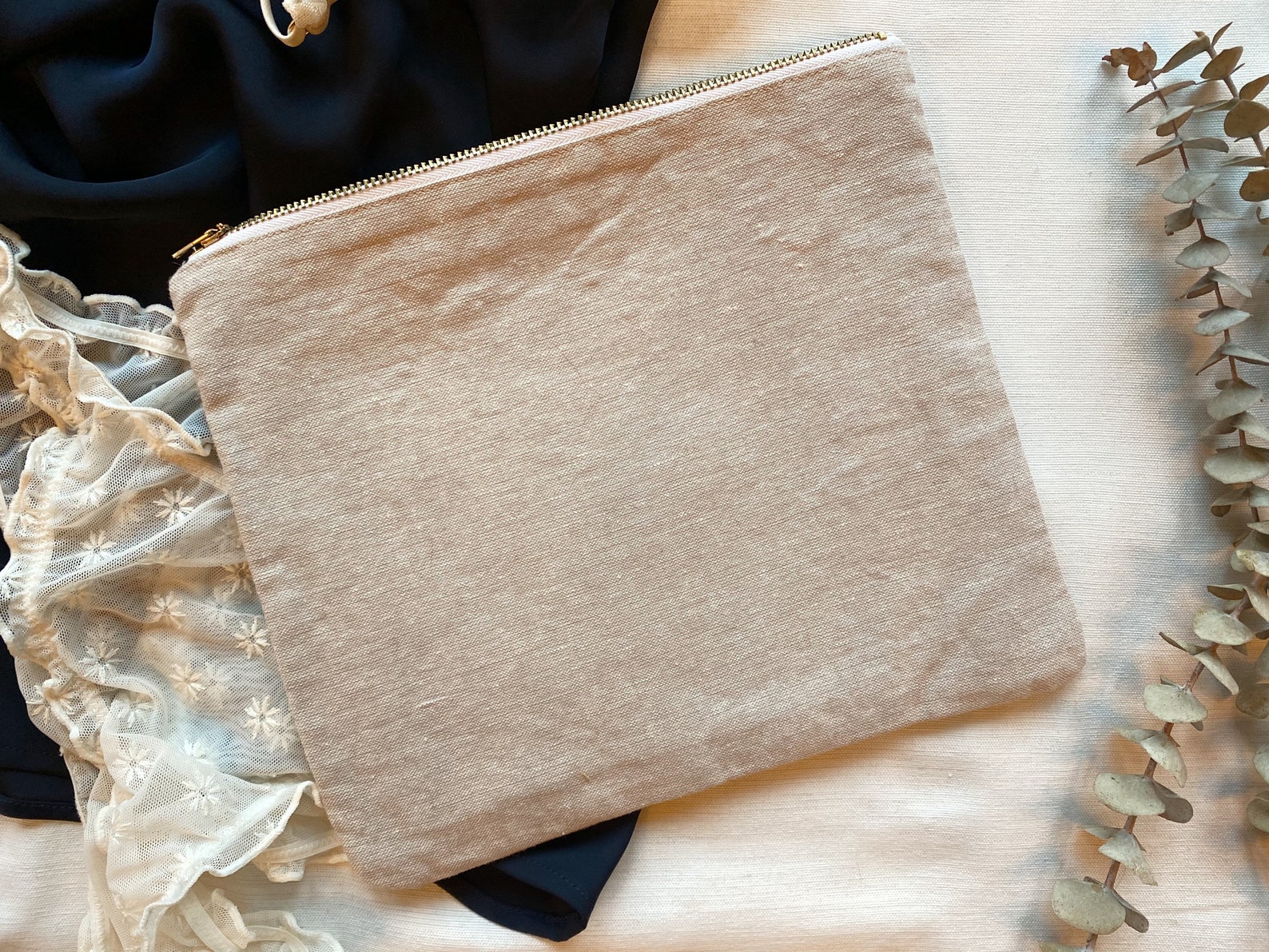 Handmade Zipper Pouch Handmade zipper Bag Boho Zipper Pouch Etsy