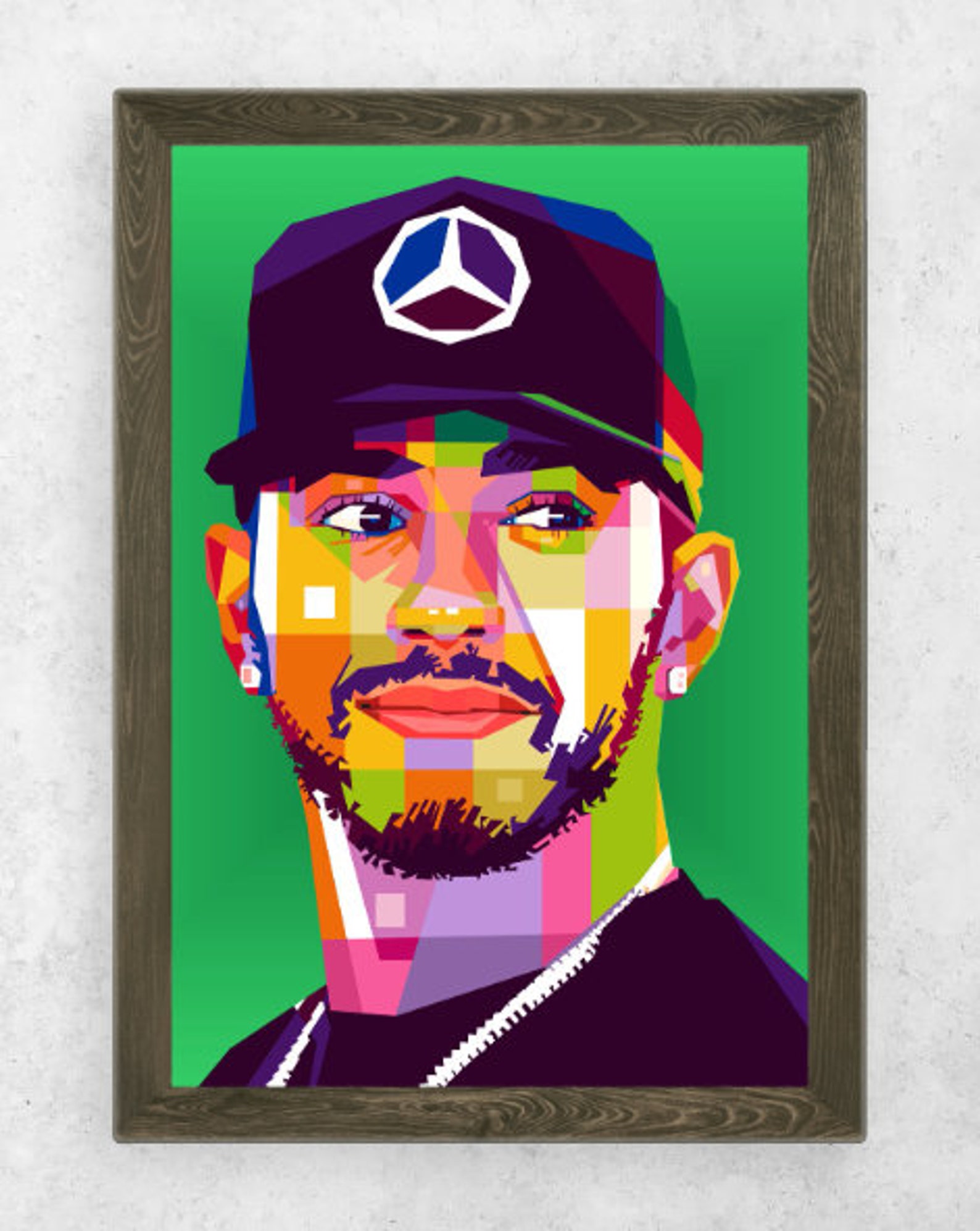 Lewis Hamilton Poster Wall Art Prints Art painting Home Etsy