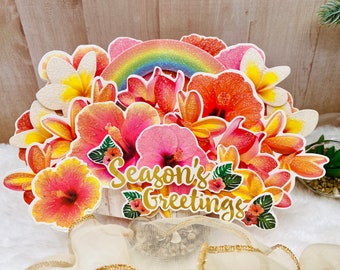 Pop Up Card, 3D Card, Bouquet Card,Flower Card,Card For Her, Card for Mom, Flowers, Bouquet, Greeting Card, Rainbow,Card for any Occasion