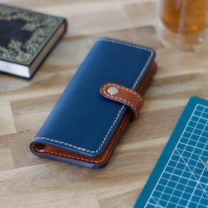 Portefeuille cuir italien tannage végétal