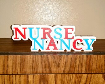 NURSE APPRCETIATION GIFT - Personalized Nurse Nameplate
