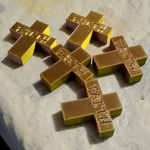 3d printed POCKET CROSS, Multicolor Pocket Cross, Faith Cross, Spirituality Cross, Pocket Crosses