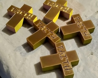 3d printed POCKET CROSS, Multicolor Pocket Cross, Faith Cross, Spirituality Cross, Pocket Crosses